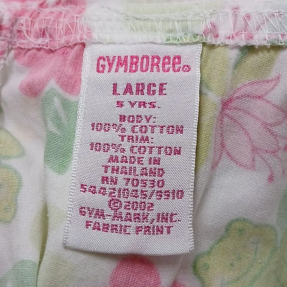 Gymboree Vintage Leapin Lilly Pads Frog Dress Sz L 5yrs Excellent cond.